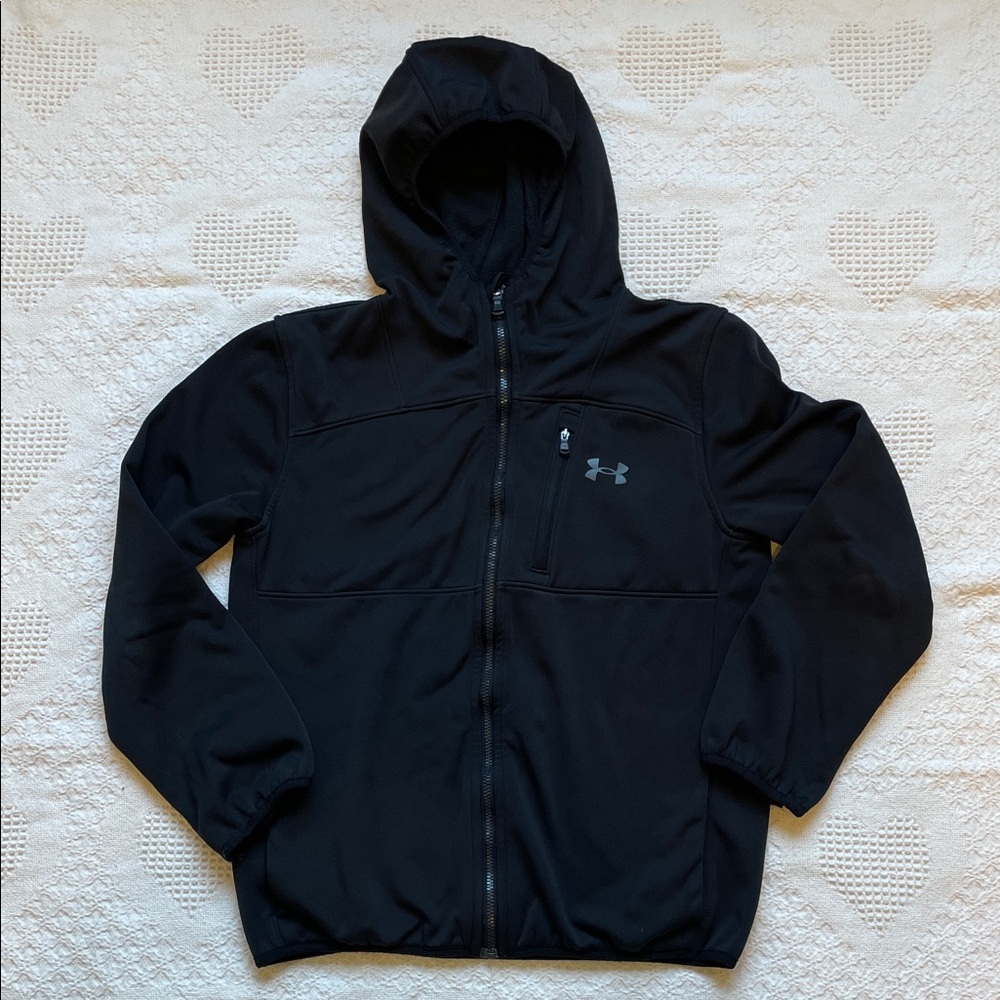 Kids Under Armour Storm Cold Gear Black Jacket